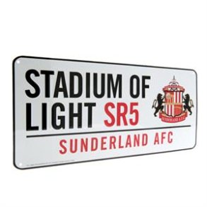 Sunderland A.F.C. street sign skilt